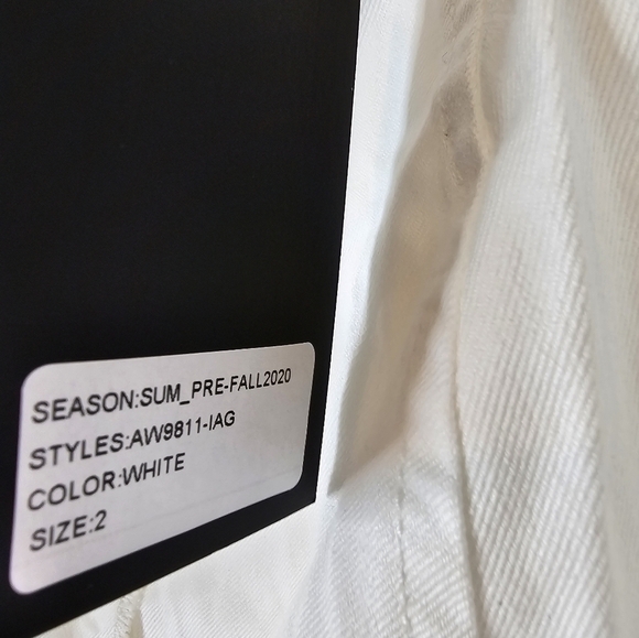 Atm Anthony Thomas Melillo size 2 white button-down frayed hem mini skirt NWT - Picture 3 of 6